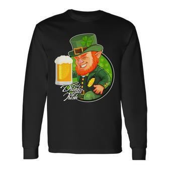 Mangez Buvez Etoyez Irlandais Farfadet De La T-shirt à manches longues - Cadeauxyz