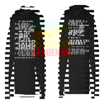 Marito Papa Idraulico Leggenda Artigiano Tecnico Apprendista Maglietta a maniche lunghe - Novitaregali