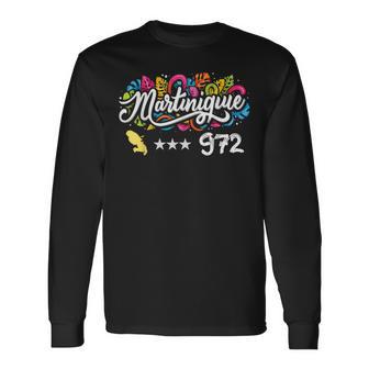 Martinique 972 Belle Idee Cadeauouvenir Martinik T-shirt à manches longues - Cadeauxyz