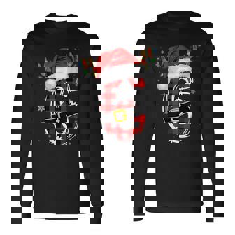 Matching Couples Christmas 6 7 Six Seven Meme Slang Gen Z Long Sleeve T-Shirt - Thegiftio