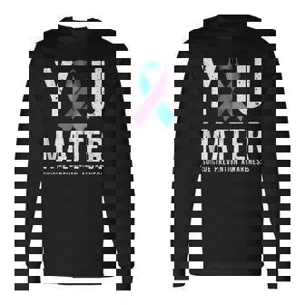 You Matter Suicide Prevention Awareness Tank Top Long Sleeve T-Shirt | Mazezy