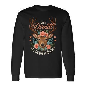 Mein Dirndl Ist In Der Wäsche Dirndl Ersatz Reh Langarmshirts - Seseable