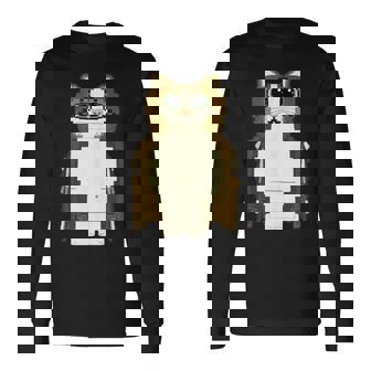 Meowl Italian Brainrot A Steal A Brainrot Xmas Christmas Long Sleeve T-Shirt - Monsterry