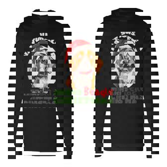 Merry Christmas Beagle Dog Lover Delight Long Sleeve T-Shirt | Mazezy
