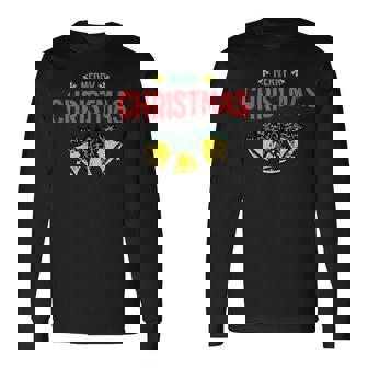 Merry Christmas Celebrate The Season In Style Jingle Bells Long Sleeve T-Shirt | Seseable CA