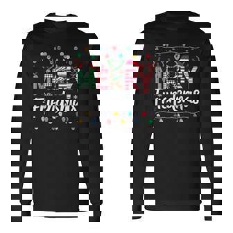 Merry Friendsmas Christmas Friends Party Matching Long Sleeve T-Shirt - Seseable