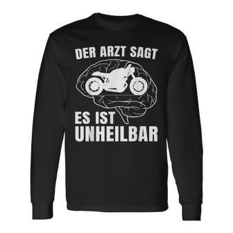 Motorrad Im Kopf Geschenkidee Für Biker Und Motorsportler Langarmshirts - Geschenkecke