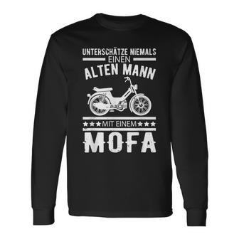 Motorroller Mofa Moped Motorradliebhaber Roller Langarmshirts - Geschenkecke