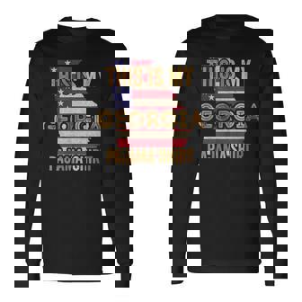 My Georgia パジャマ シャツ ファニー ジョージア 長袖Tシャツ - Kawaiitshirt