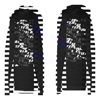 Myanmarカモ柄パープルカモフラージュ 長袖Tシャツ - Kawaiitshirt