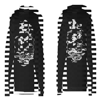 Mデザイン 田中 苗字 酒蔵風 パターン 漢字 日本語 筆文字 和風 宴会 忘年会 おもしろ 長袖Tシャツ - Kawaiitshirt