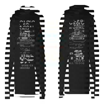 Nacido En 1956 Muscle Car 69 Cumpleaños Camiseta de manga larga - Regaloses