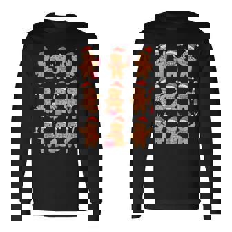 Nail Tech Christmas Technician Nail Artist Manicure Set Long Sleeve T-Shirt | Mazezy