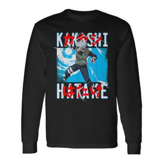 Narutohippuden Kakashi Werfen Lightning Anime Langarmshirts - Geschenkecke