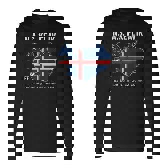 Nas Keflavik アイスランド 長袖Tシャツ - Kawaiitshirt