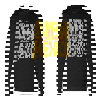 New Mexico Flag State Map Tank Top Long Sleeve T-Shirt | Mazezy