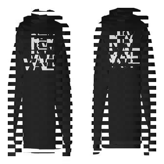 New Wave ミュージックスタイル ジャンル 長袖Tシャツ - Kawaiitshirt