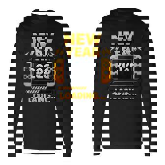 New Year 2026 Loading Gaming Controller New Years Eve Party Long Sleeve T-Shirt - Monsterry