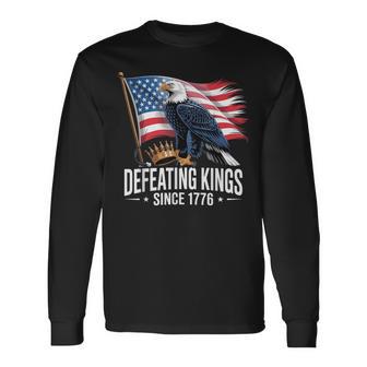 No Kings Protest Sign We The People Long Sleeve T-Shirt - Monsterry
