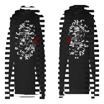 Nobody Cares Work Harder Monkey On Back Long Sleeve T-Shirt | Seseable UK