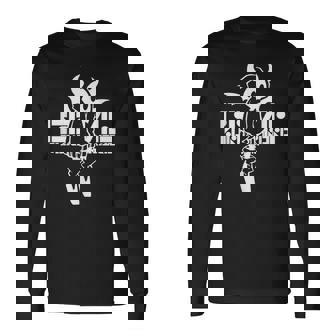 Nog-T-0004-悪魔-黒 長袖Tシャツ - Kawaiitshirt