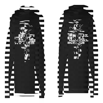 Nog-T-0012-天使-黒 長袖Tシャツ - Kawaiitshirt