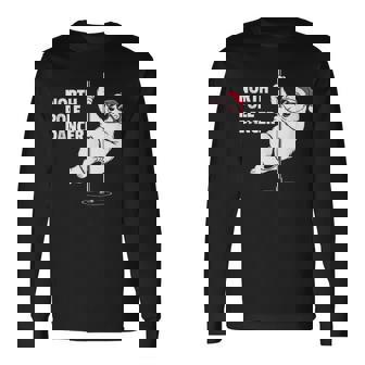 North Pole Dancer Bear With Sunglasses Santa Hat Tank Top Long Sleeve T-Shirt | Mazezy