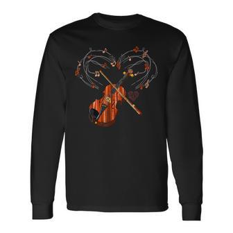 Notes De Musique Instrument De Musique Coeuriolon T-shirt à manches longues - Cadeauxyz