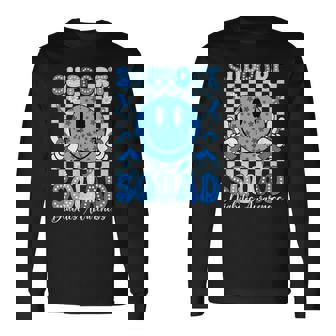 In November We Wear Blue Diabetes Awareness Support Squad Long Sleeve T-Shirt - Monsterry