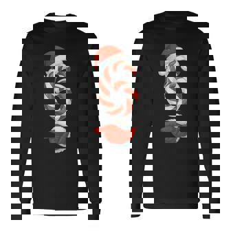 Number 6 7 Meme 67 Couple Pajamas Christmas Matching Long Sleeve T-Shirt - Monsterry