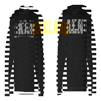 Oaklandarsityports アスレチックジャージスタイル 長袖Tシャツ - Kawaiitshirt