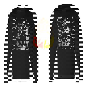 Oglala Lakota Orso Della Ruota Della Medicina Dei Nativi Americani Maglietta a maniche lunghe - Novitaregali