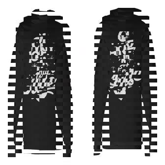 Oh Honey I'm That Auntie Quote With Heart Stars Long Sleeve T-Shirt | Seseable FR