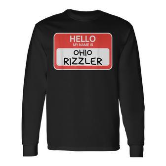 Ohio Rizzler Meme Memes Internet Memes Ohio Rizz Meme Long Sleeve T-Shirt - Thegiftio