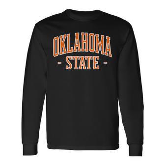 Oklahoma State Pride Classic Oklahoma Vintage Long Sleeve T-Shirt - Monsterry