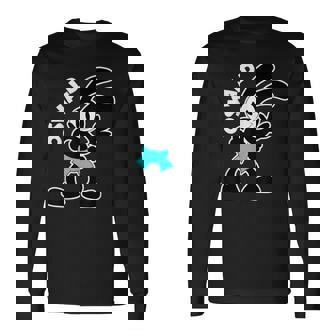 Oswald Rabbit Vintage Bunny Cartoon Long Sleeve T-Shirt - Seseable