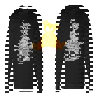 Ours En Peluche Dj Boombox Paran Franciscotreet Artist Zamiro T-shirt à manches longues - Cadeauxyz