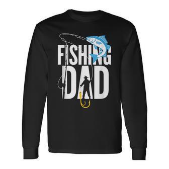 Padre Pescador Divertido Pesca Papá Día Del Padre Camiseta de manga larga - Regaloses