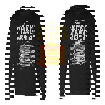 The Pancake Master シャツ 大人 キッズ メンズ レディース パンケーキ好き 長袖Tシャツ - Kawaiitshirt