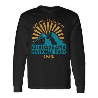 Parque Nacional Guadarrama Españaenderismoacaciones Español Camiseta de manga larga - Regaloses