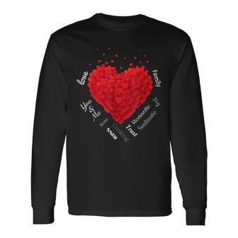 Partnerlookalentinstag Liebe Paar Outfit Fürie & Ihn Langarmshirts - Geschenkecke