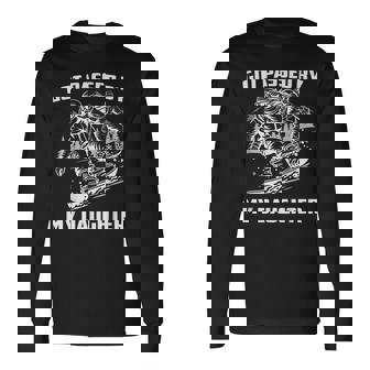 Got Passed By My Daughter Skiing Ski Dad Winter Sports Long Sleeve T-Shirt | Mazezy