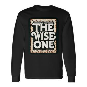 Passover The Wise One Matzah Jewish Pesach Long Sleeve T-Shirt - Thegiftio UK