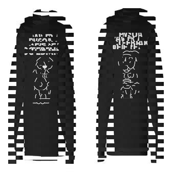 Paws For A Coffee Break Canine Brew Enthusiast Long Sleeve T-Shirt | Mazezy