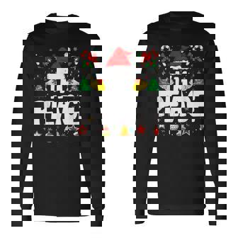 I Come In Peace I'm Peace Couple Matching Christmas Long Sleeve T-Shirt - Monsterry