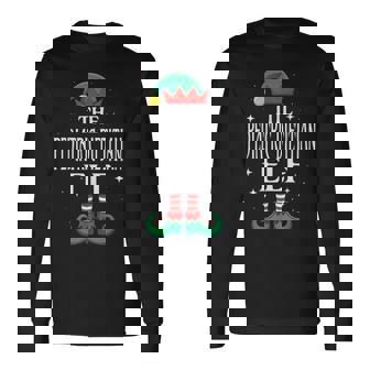 Pediatric Dietitian Elf Job Title Christmas Matching Long Sleeve T-Shirt | Seseable FR