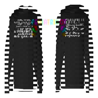 Pediatric OT Tiny Steps Pediatric Occupational Therapist Long Sleeve T-Shirt | Mazezy