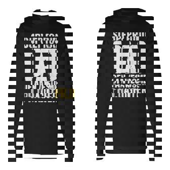 PhD Dad Proud Doctorate PHD Graduate Dad Graduation Long Sleeve T-Shirt | Mazezy