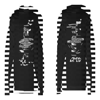 Pho Love Noodle Bowl Heart Long Sleeve T-Shirt | Mazezy