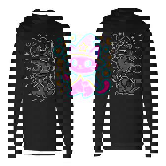 Plum Wizard Cat Apprentice For Kids Children Youth Pupils Jr Tank Top Long Sleeve T-Shirt | Mazezy